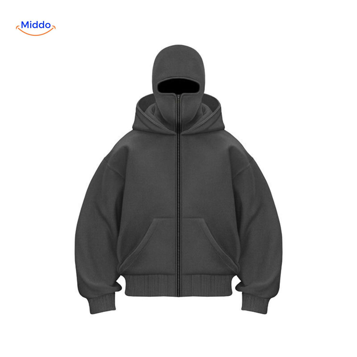 AutumnBliss Hoodie donker grijs www.middo.nl