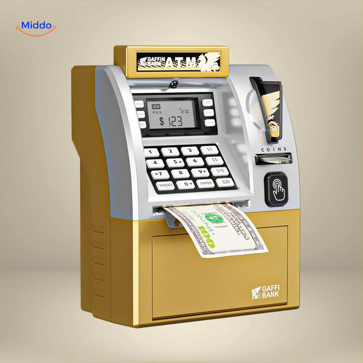 Bankomat™ Spaarautomaat | Automatisch, pincode en ruime capaciteit