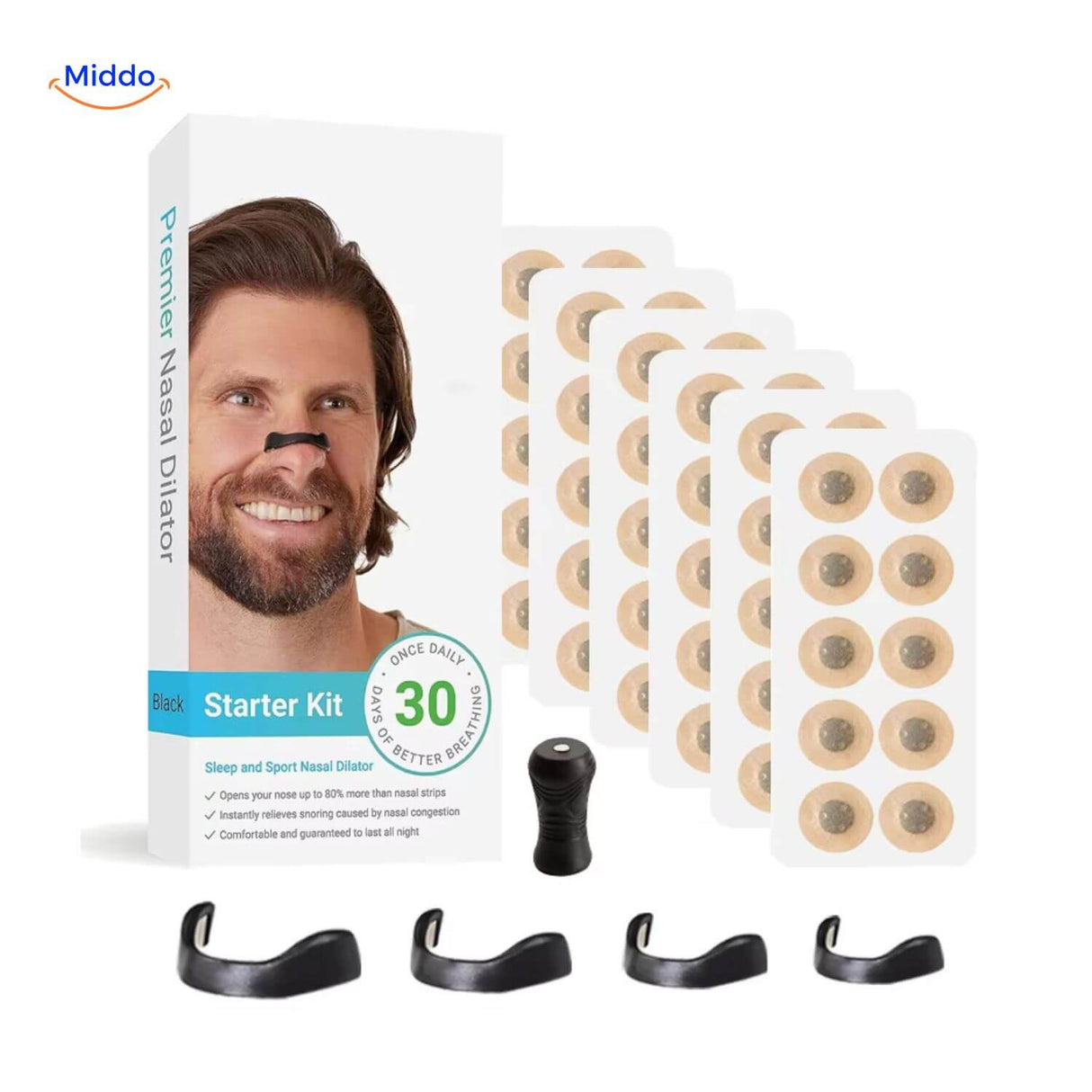 BreatheEase Kit ademhaling dilator voor slaap www.middo.nl