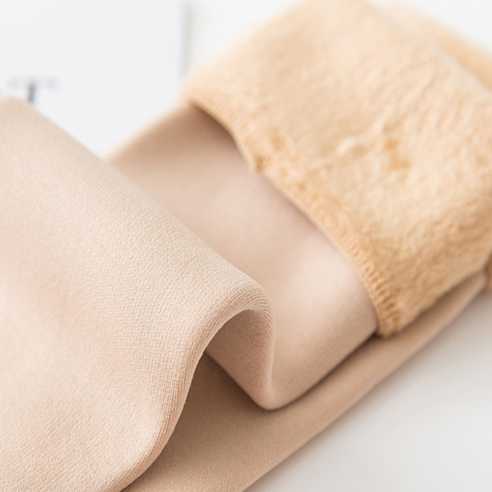 CozyFeetSocks winter Velvet Socks in beige