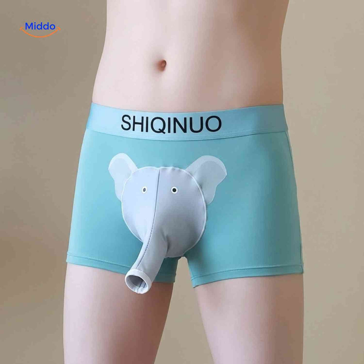 Elephanto Boxershort heren boxershort olifant 3d design www.middo.nl