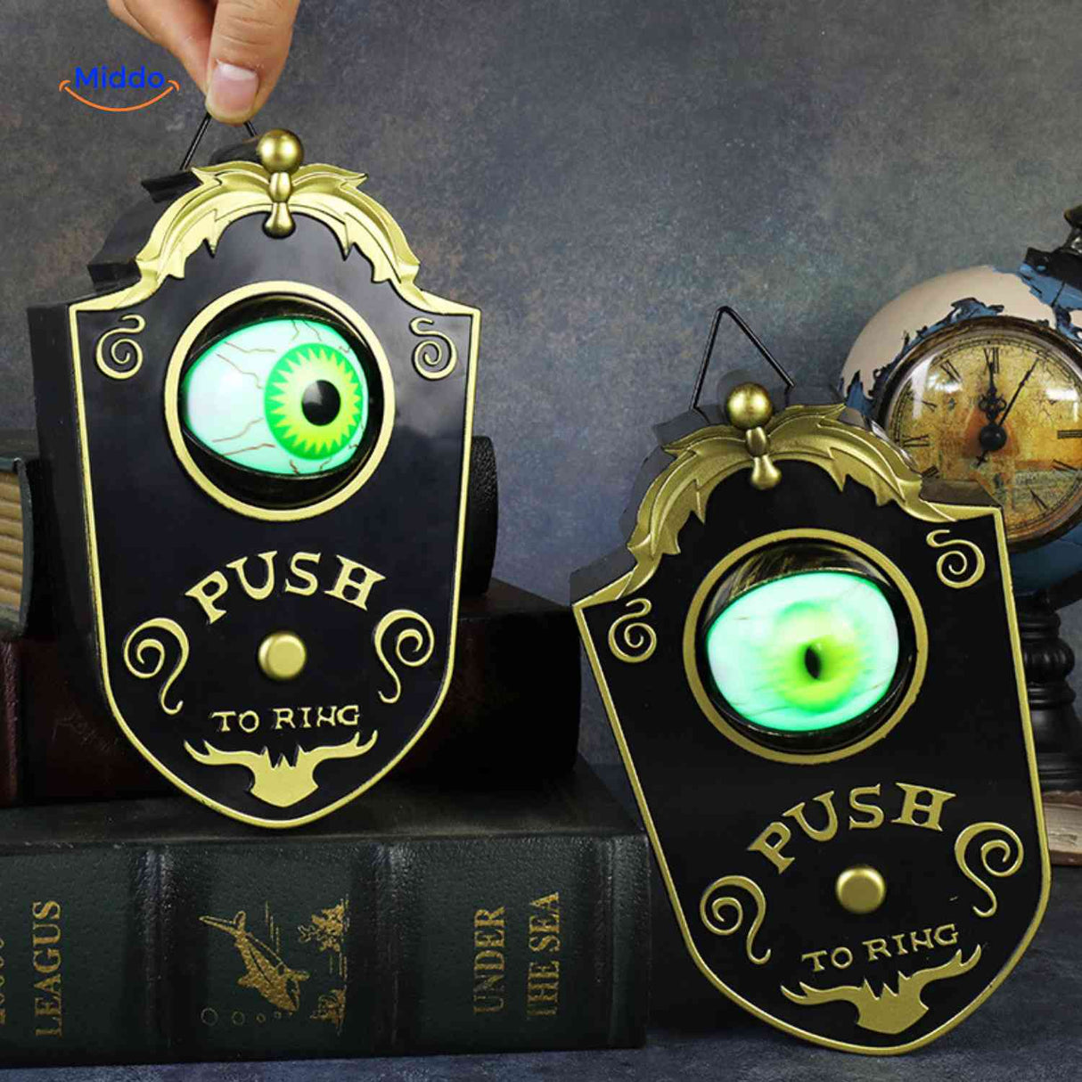 Eyeglow™ Deurbel | Luminieus, Geluidseffecten & Halloween Decor