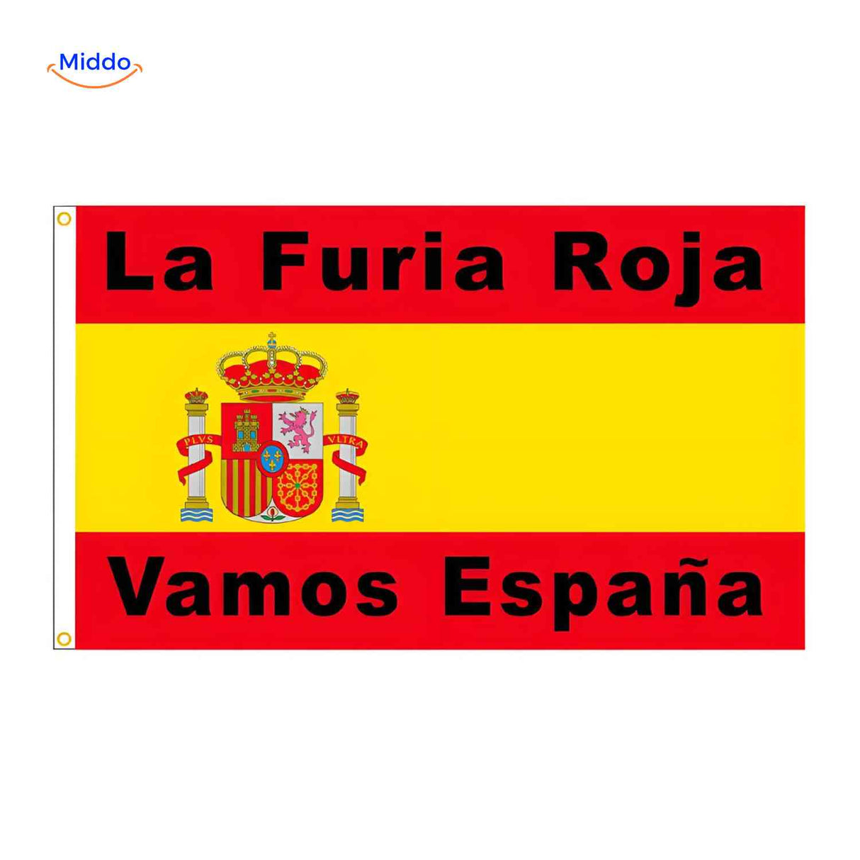 Flagora Vlaggen spanje vlag la furia roja supporters www.middo.nl