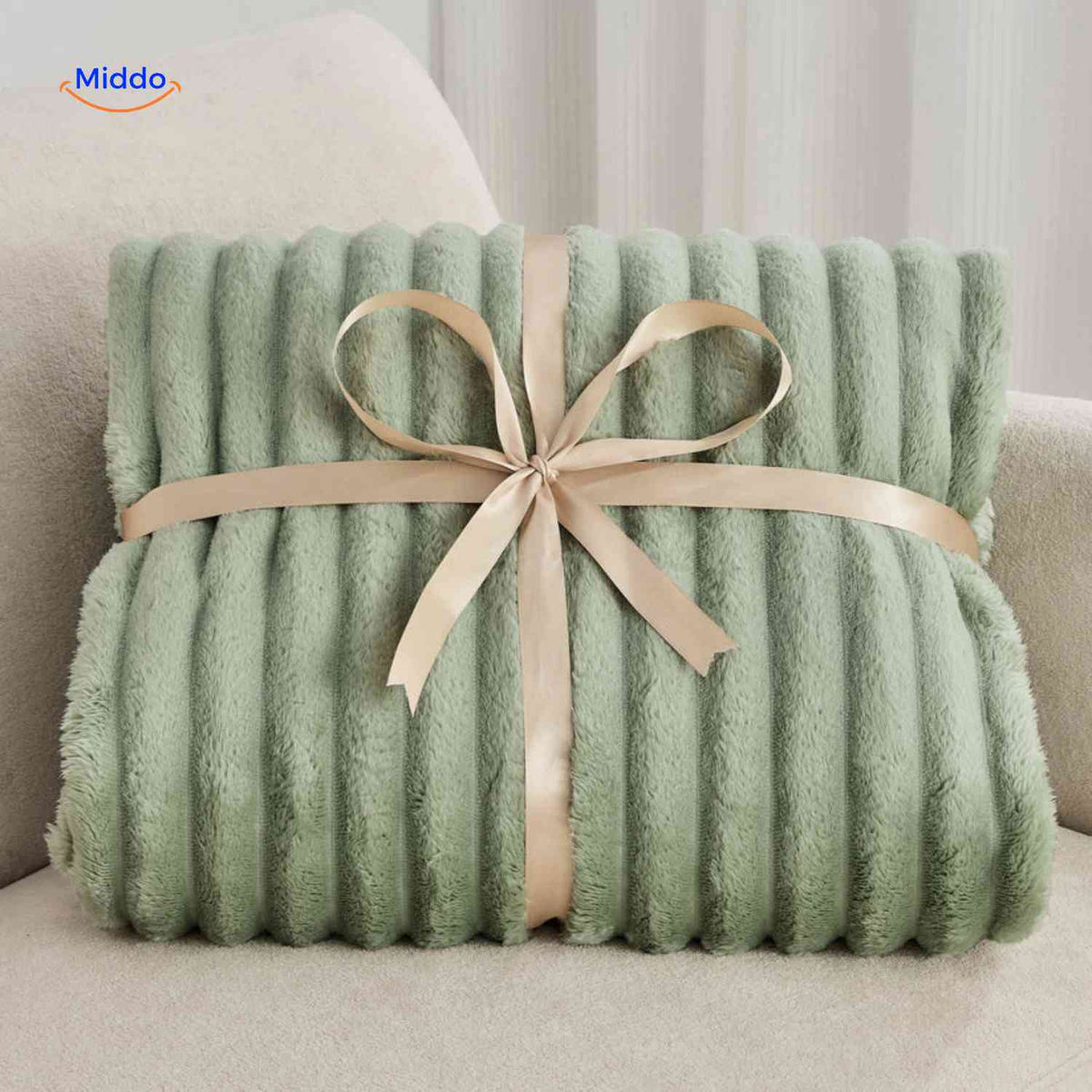 Fluffina Dekentje zachte pluche deken www.middo.nl