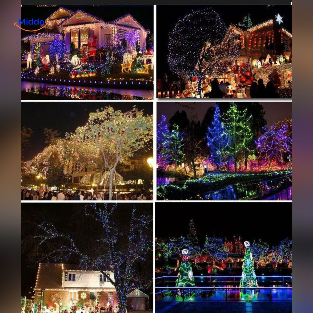 GlowStrand LED buitenlicht met kleurrijke lichteffecten voor feesten www.middo.nl