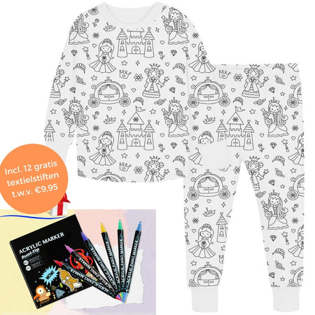 Inkleurbare Kinderpyjama: Speels en Geliefd bij Kinderen en Ouders!