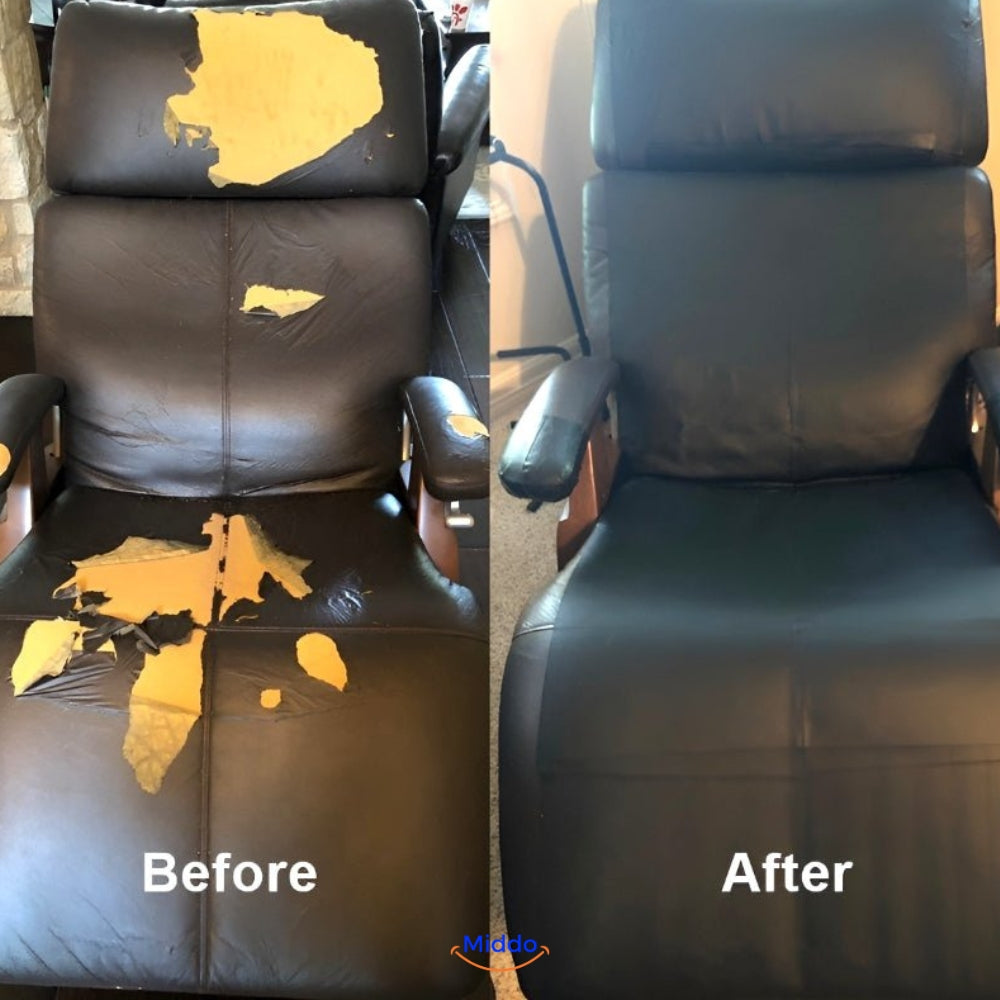 LeatherRestore™ - Maakt beschadigd lederen meubilair weer als nieuw!