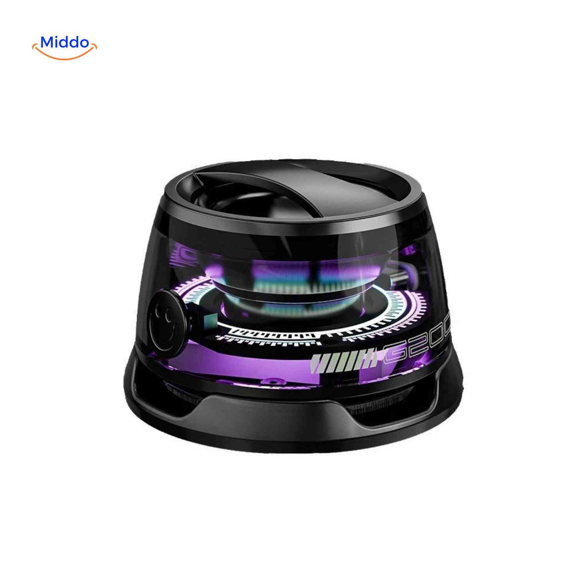 MagniBeat Speaker zwarte magnetische speaker www.middo.nl