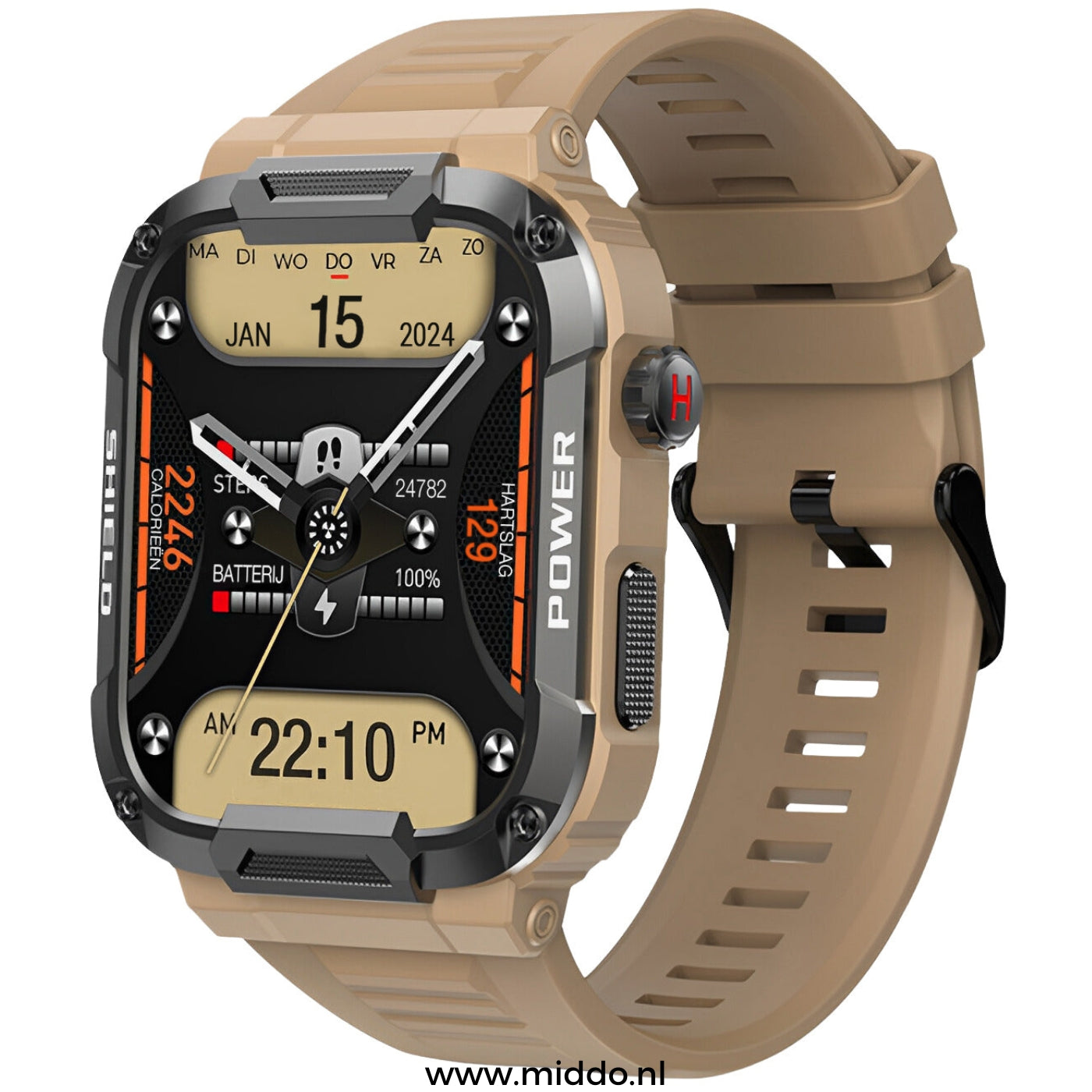 BlazeX Pro 2.0™ - Geschikt voor IOS & Android - De sterkste smartwatch op de markt!
