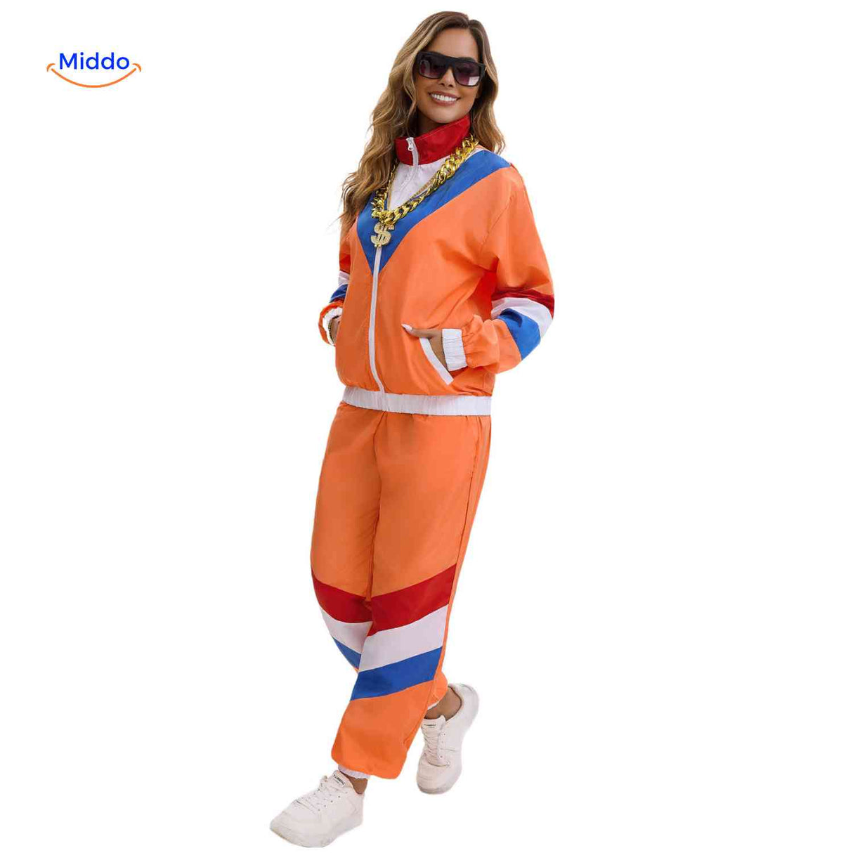RetroVibe Set sportief dames trainingspak casual fit www.middo.nl