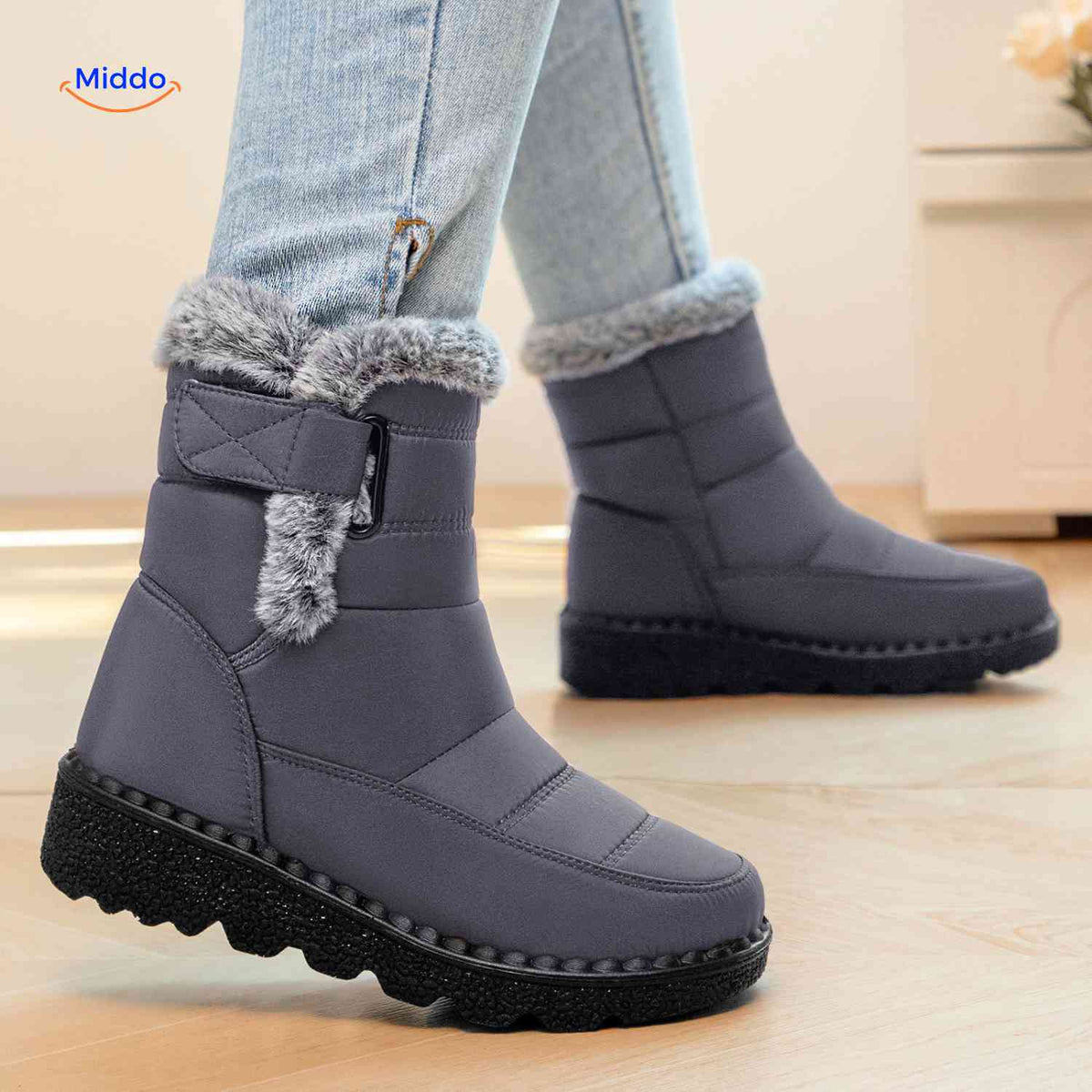 ishansha Chaussures d'hiver pour Hoe et Fee - Chaudes Légère