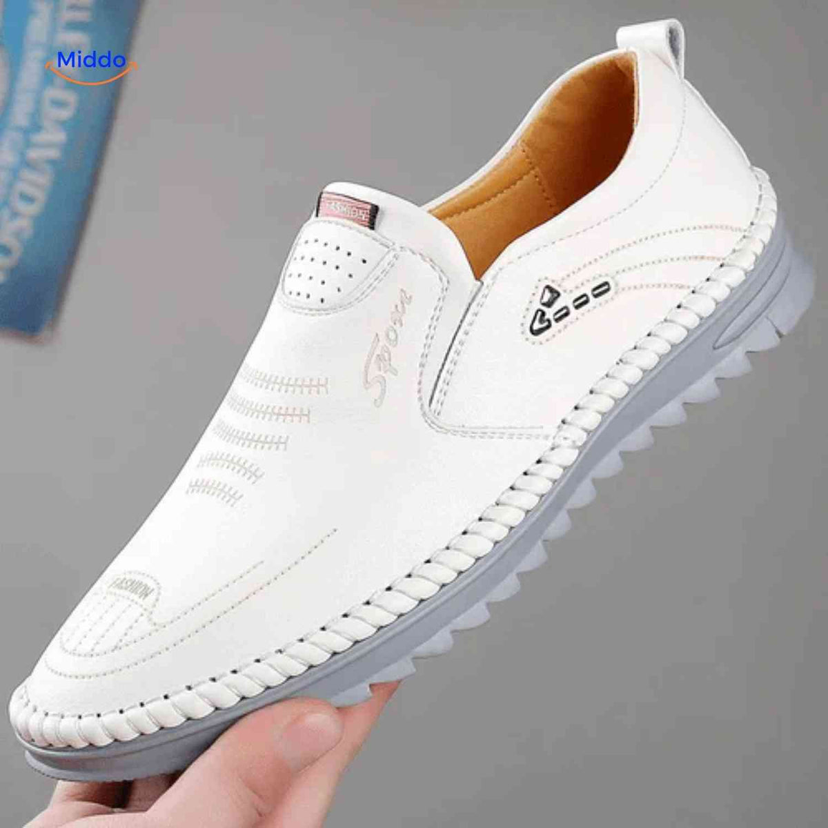 BIISDOST Slip-on Loafer voor heren, ademende schoenen, modieuze stoffen schoenen, casual sportschoenen, plat, licht, comfortabel, sneakers, gymschoenen, wandelschoenen, heren, basic sneakers, ademend