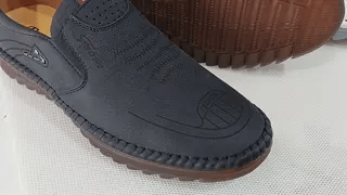 Solura Loafers zwart heren slip on leer casual comfort schoenen www.middo.nl