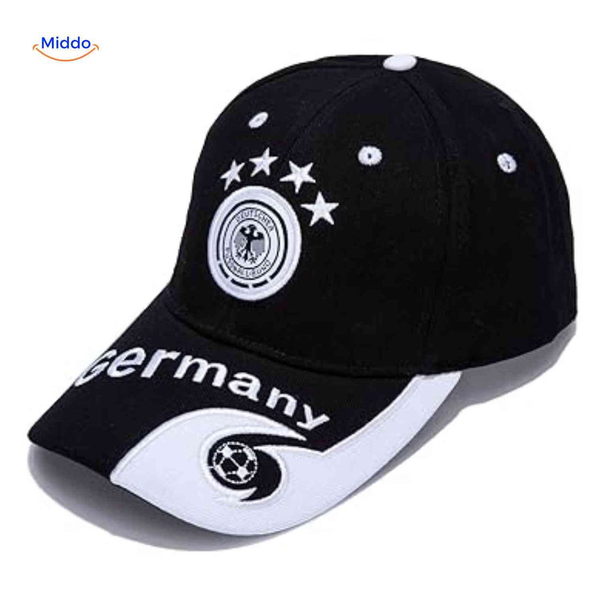 Sportiva Pet duitsland voetbal pet embleem www.middo.nl