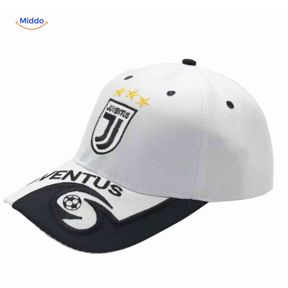 Sportiva Pet juventus voetbal pet logo www.middo.nl