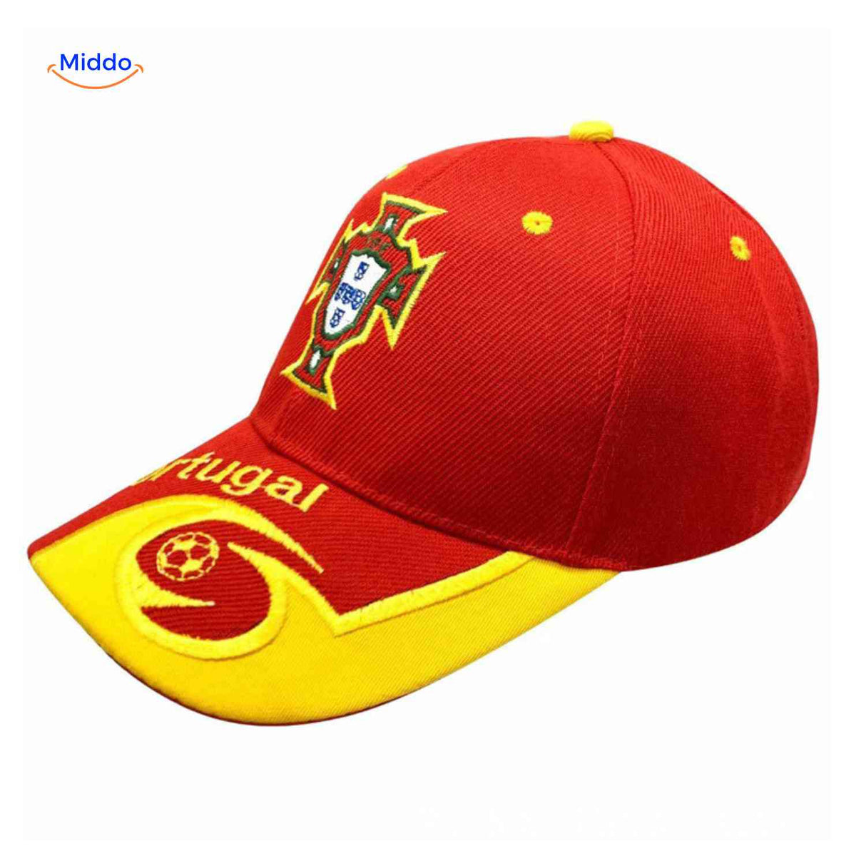 Sportiva Pet portugal voetbal pet embleem www.middo.nl