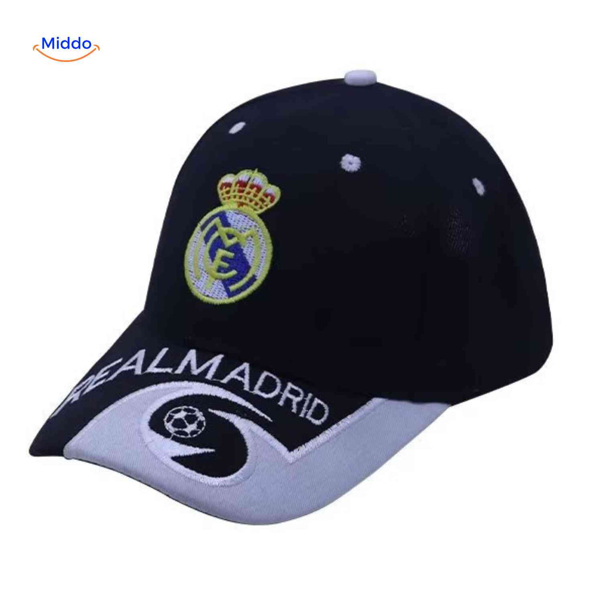 Sportiva Pet real madrid voetbal pet logo www.middo.nl