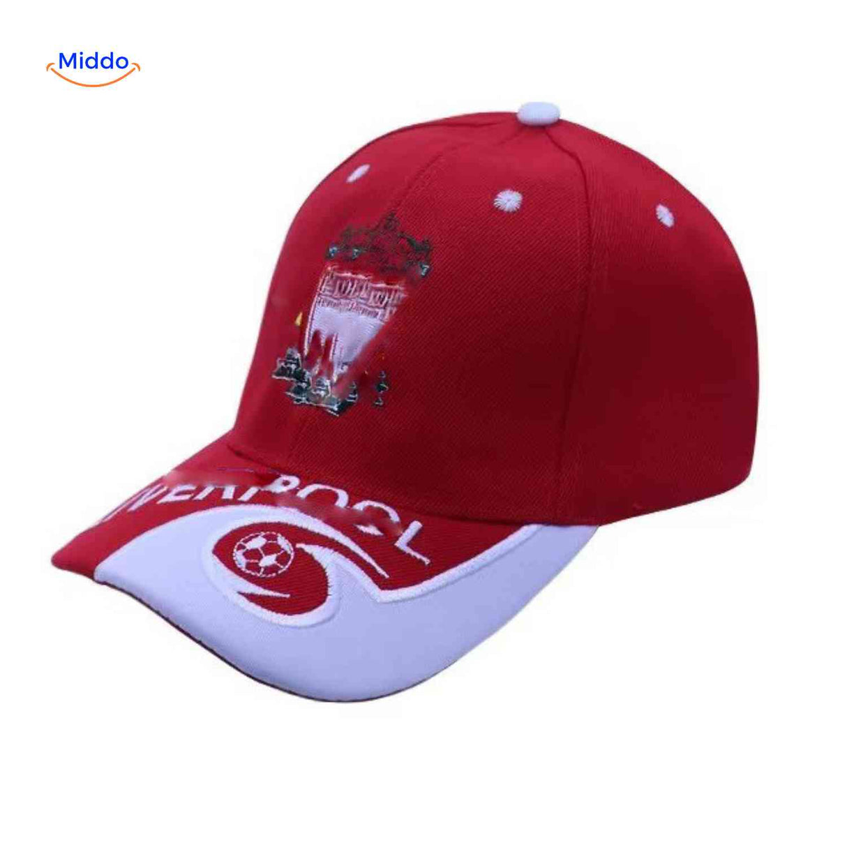 Sportiva Petvoetbal club pet geborduurd logo verstelbaar www.middo.nl