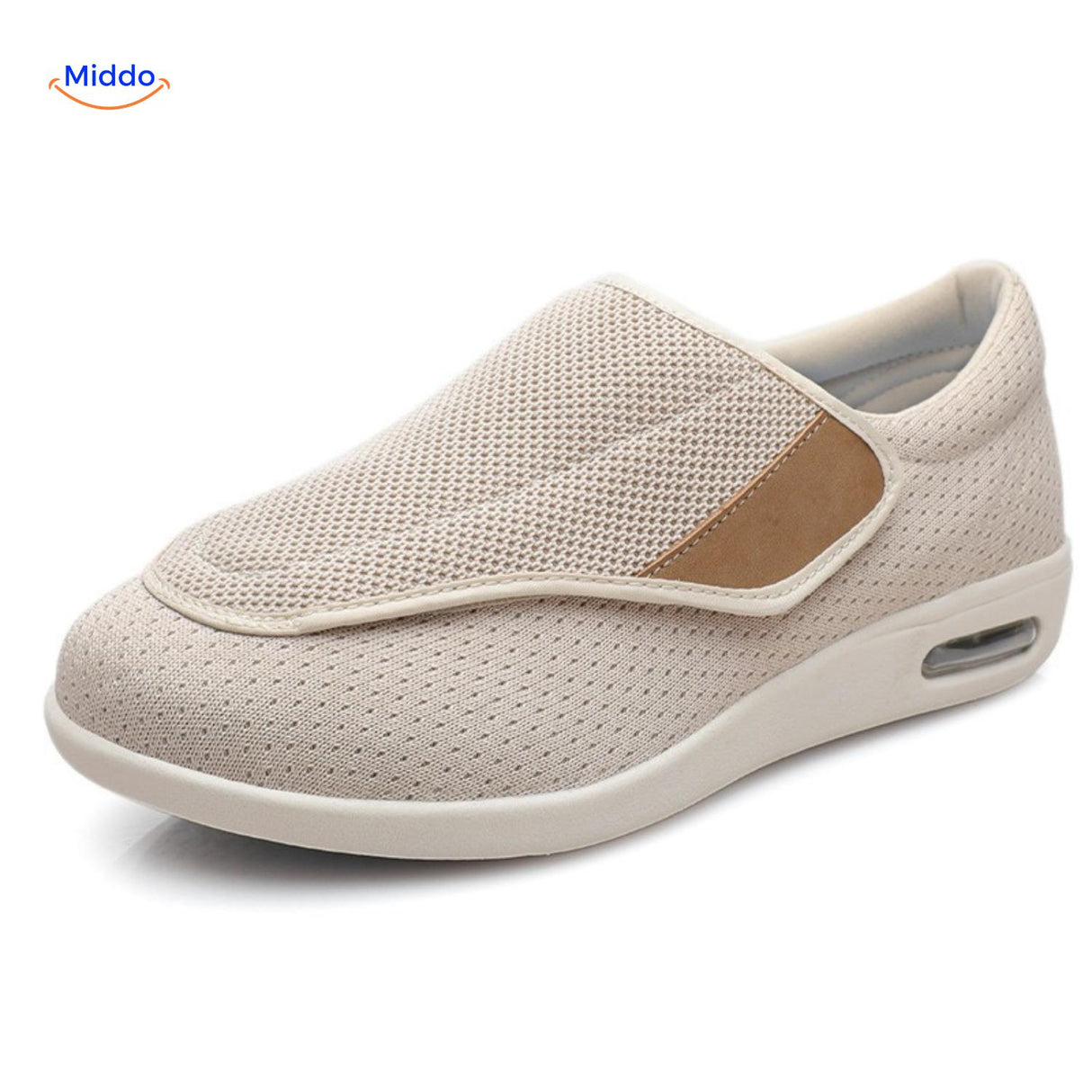 Trendstep dubbele donkerblauwe schoenen met mesh middo.nl