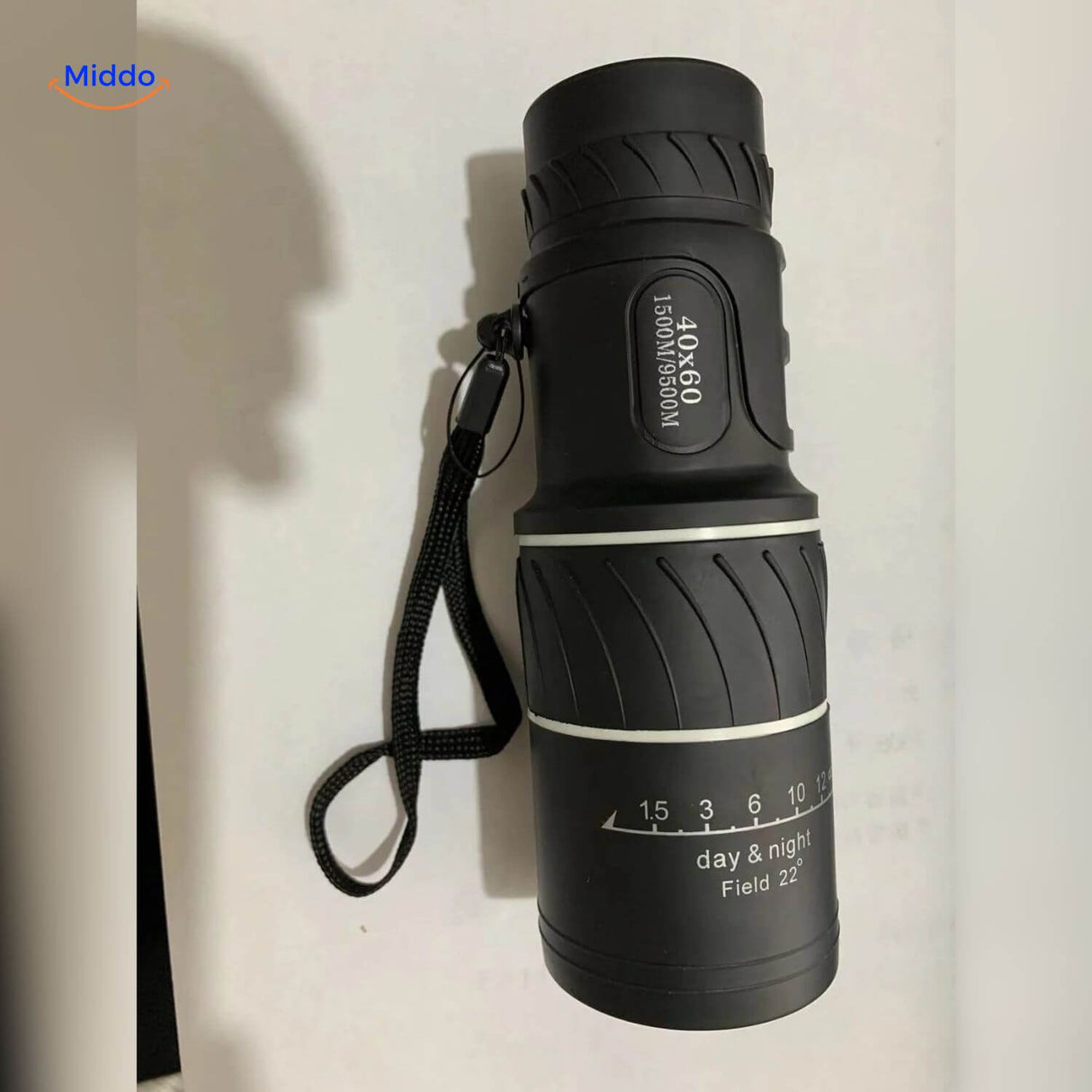 VisioZoom Scope monoculair 40x60 vergroting compact ontwerp www.middo.nl