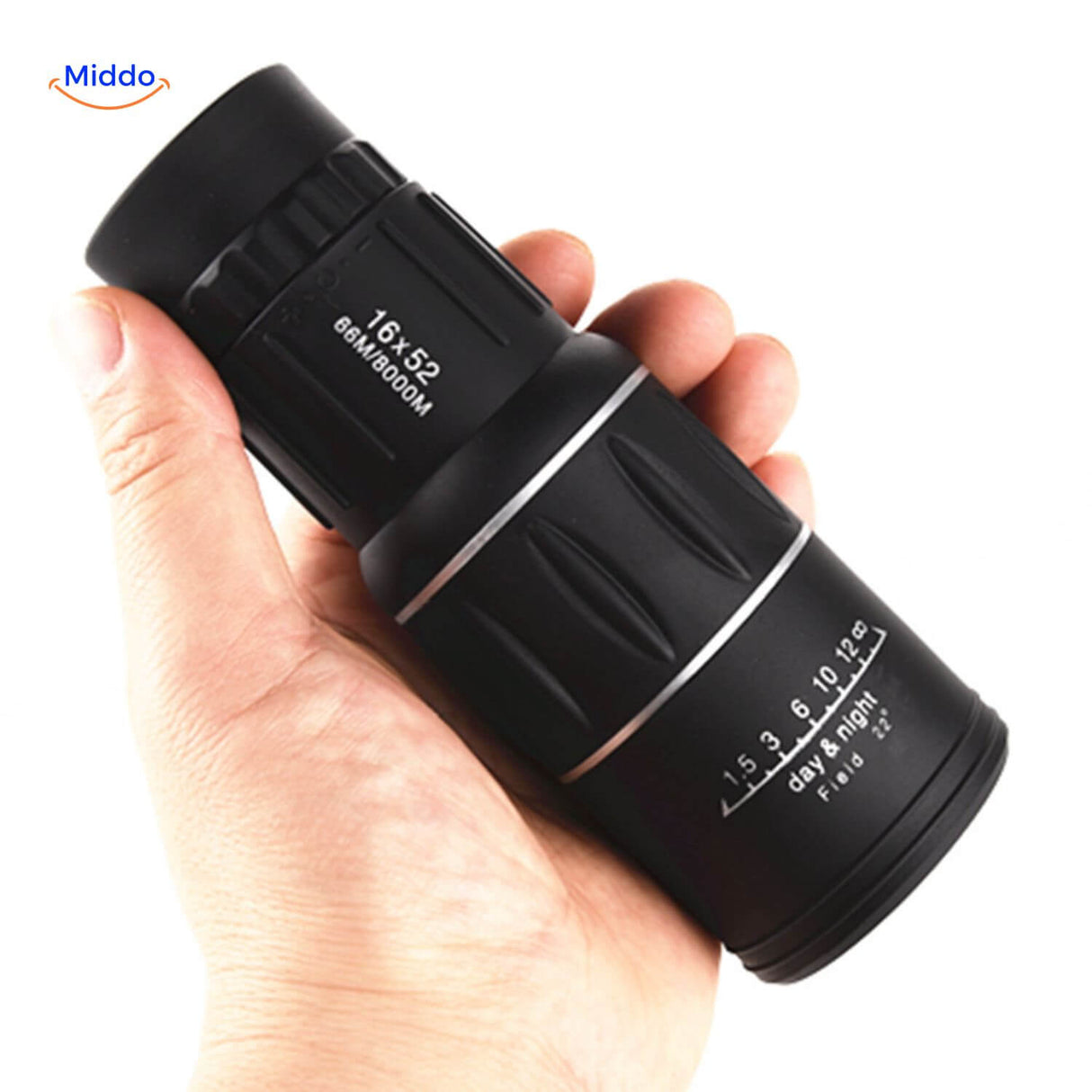 VisioZoom Scope monoculair in hand hoge vergroting www.middo.nl