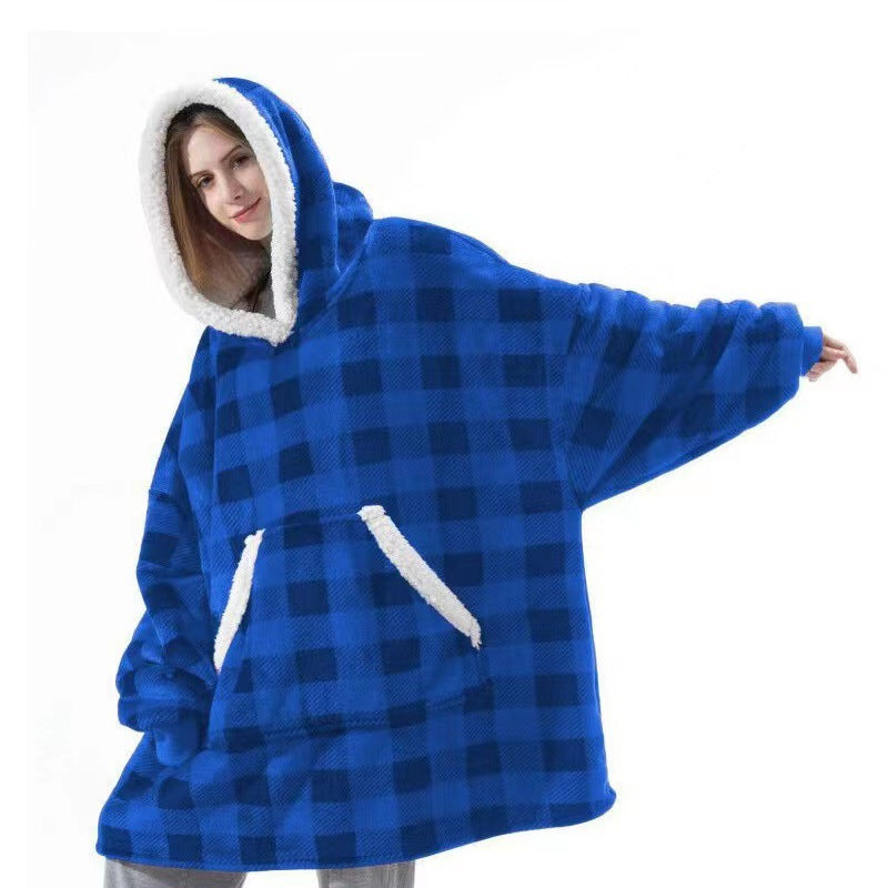 Extra Warme Onesize XXL Hoodie van Sherpa Fleece!
