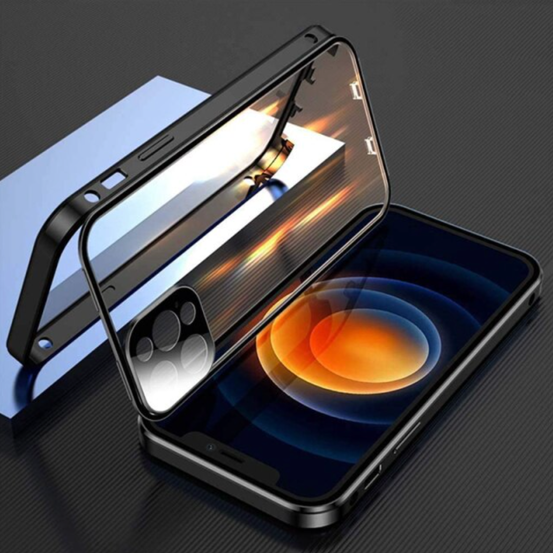 WonderCase draadloos opladen voor iPhone in zwarte kleur