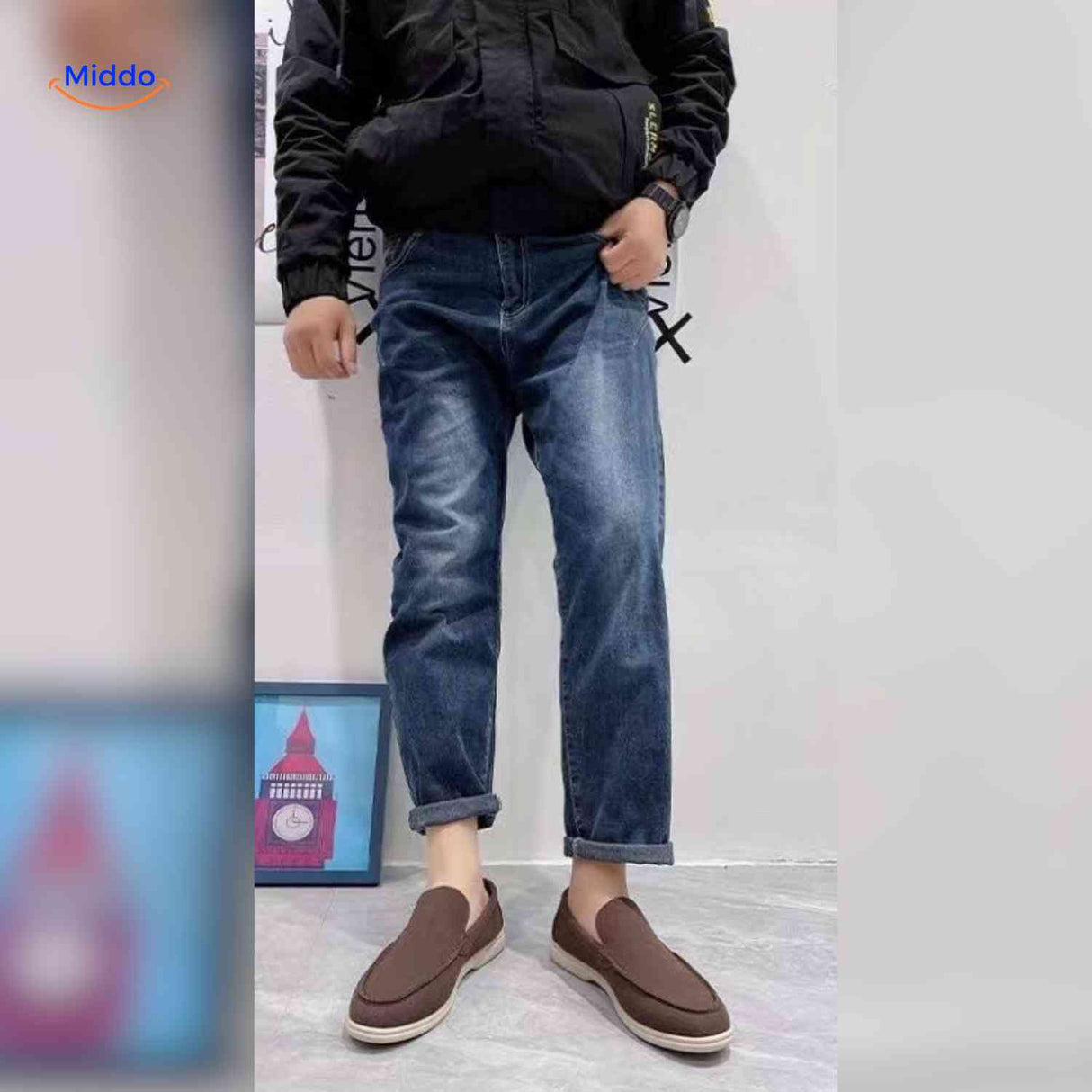 beckwin loafers donkerbruin suede loafers met lichte zool herenstijl www.middo.nl