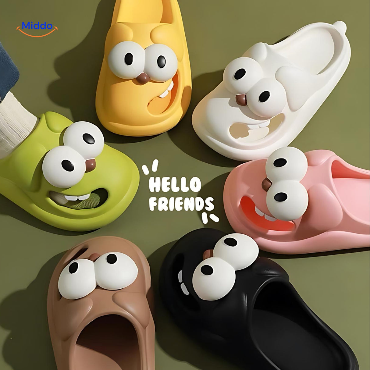 Bigeye™ Assortiment Kleurrijke Bigeyetm Hondenpantoffels