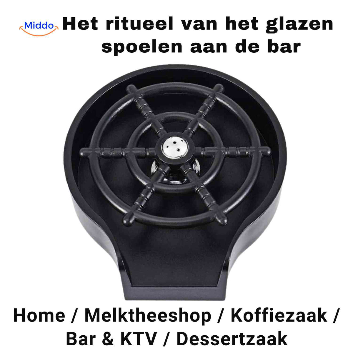 cleantap glazenwasser bar glazenspoeler www.middo.nl