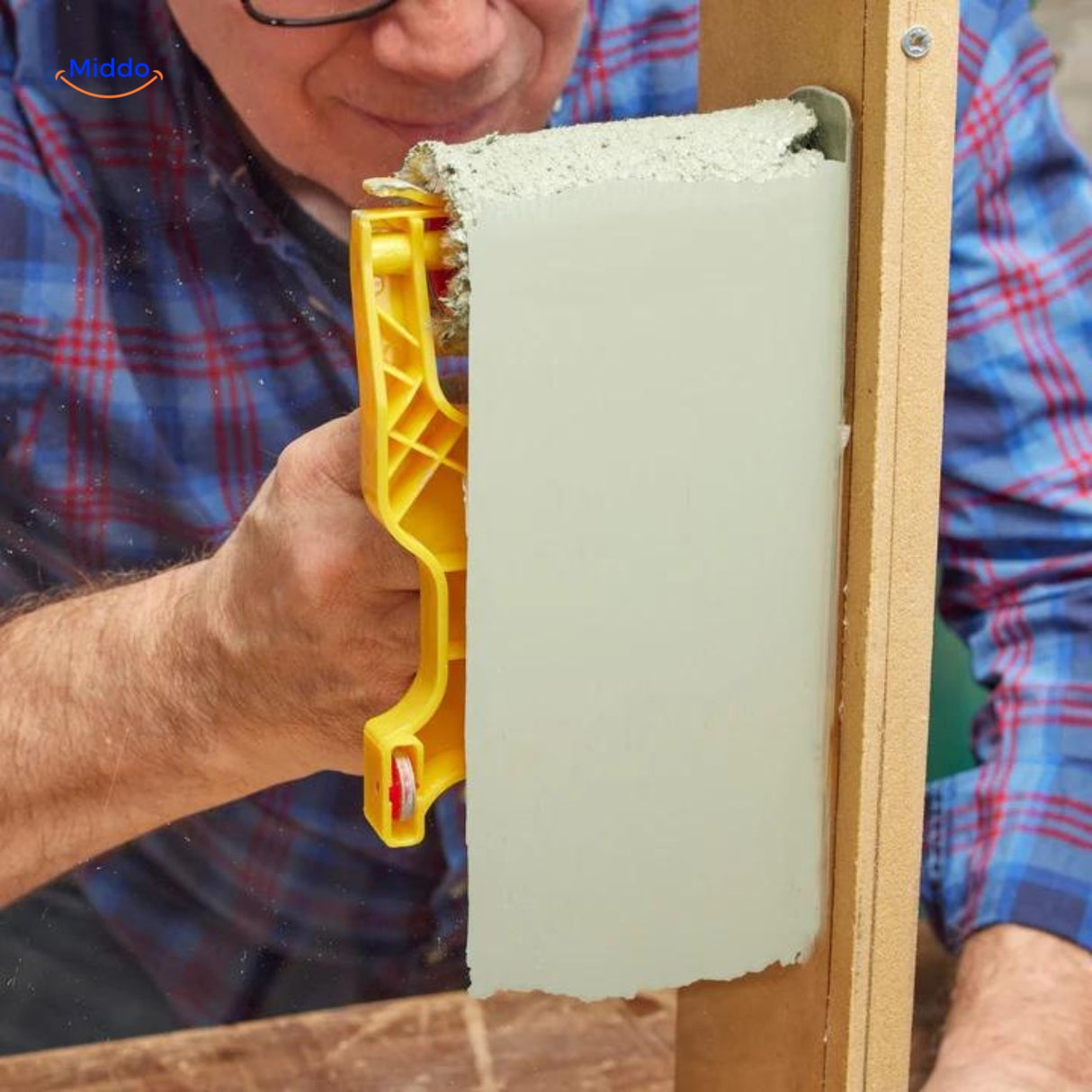 Edgeperfect Verf Rond de Randen Van Een Muur