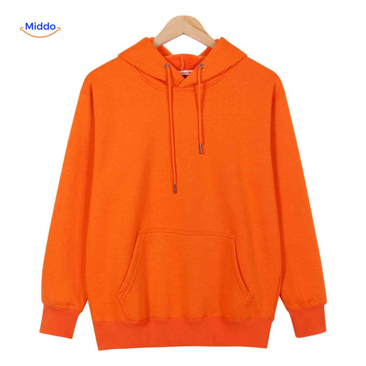 fleecora hoodie losse pasvorm hoodie met zak www.middo.nl