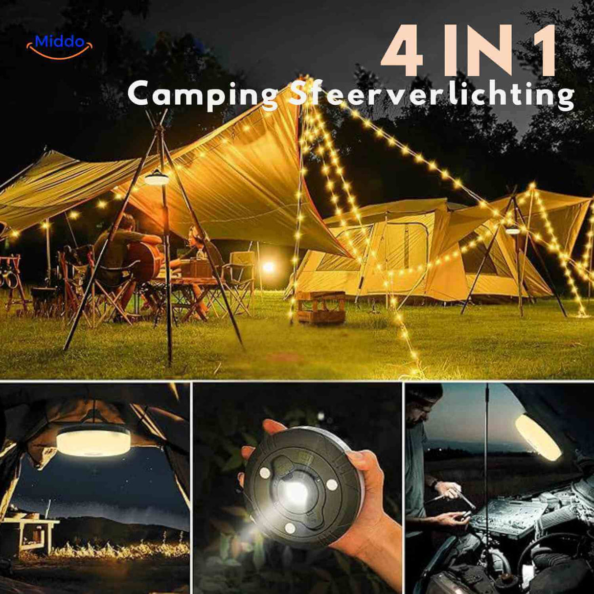 glowmate lamp met 10 meter led lichtsnoer heldere sfeerverlichting www.middo.nl