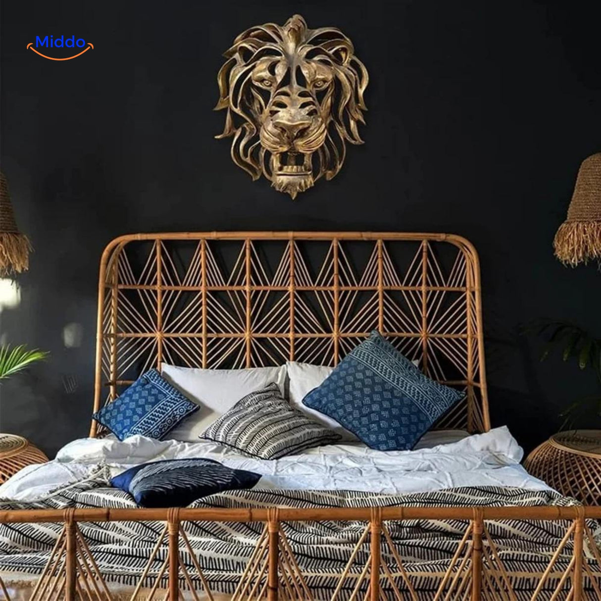 Goldenlion™ Op Een Slaapkamerwand