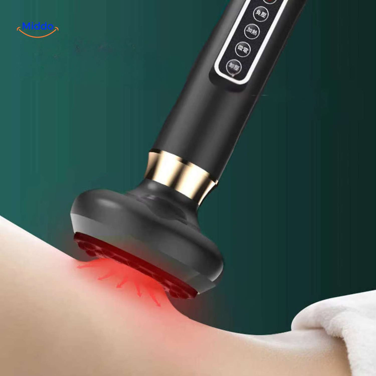 guashamax massager infraroodtherapie tegen spierpijn www.middo.nl