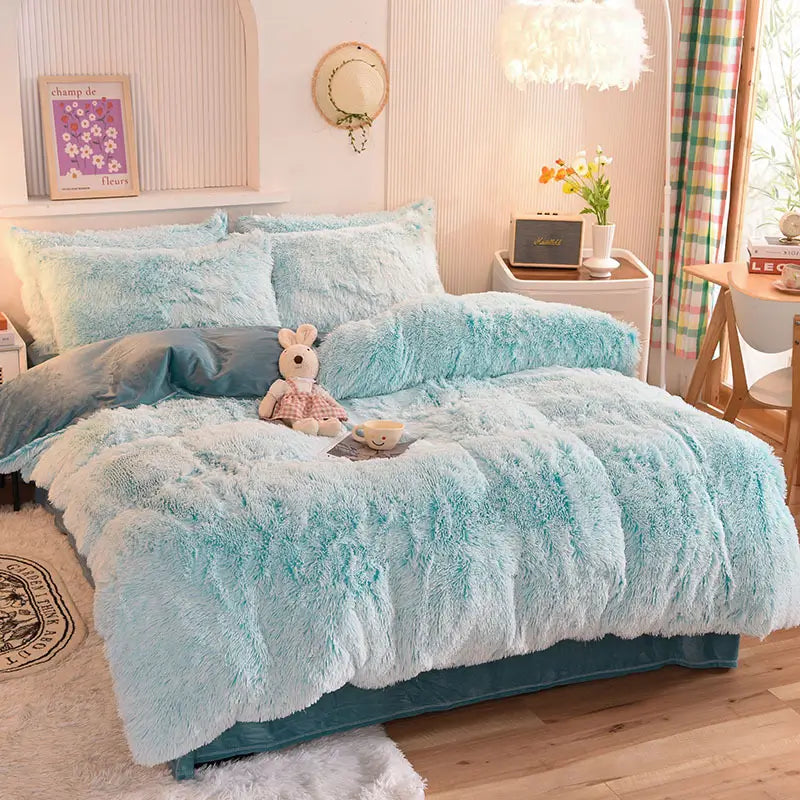 Teddy Fluffy Fleece Beddengoed Set | Warm & Extra Zacht