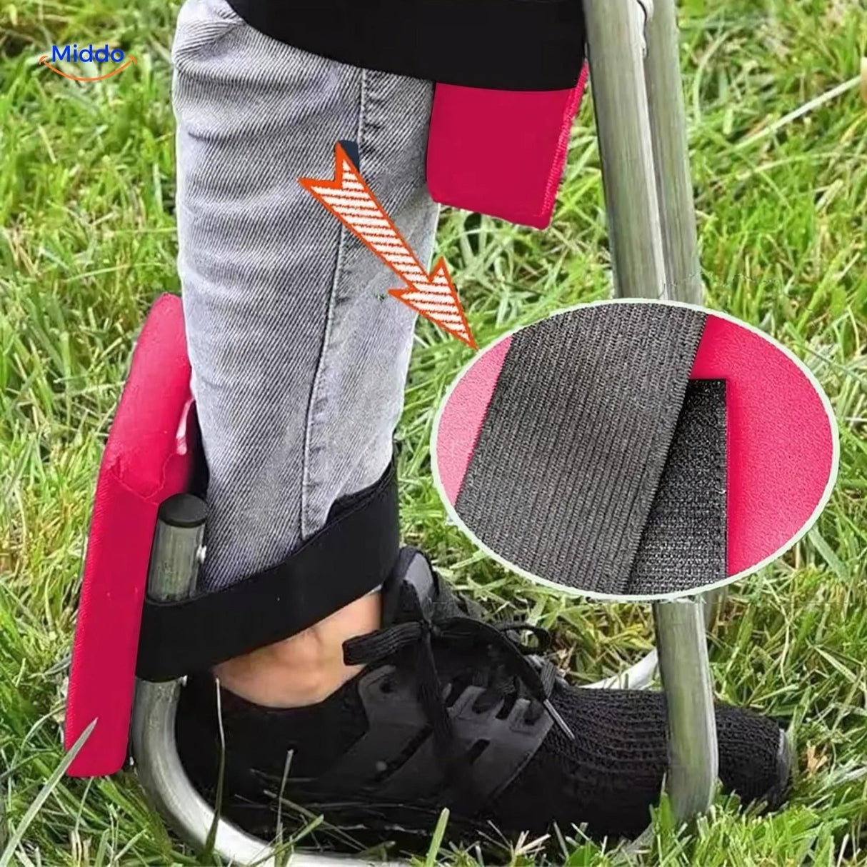 Kneecomfort™ Verstelbare Strap On Ondersteuningsbeugel