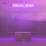 luminote bureau lamp grote rectangulaire verlicht paneel middo.nl