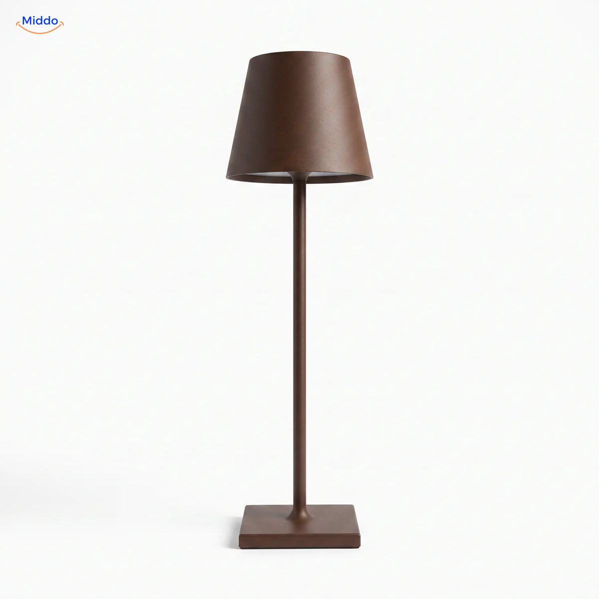 Lumiset oplaadbare tafellamp bruin dimbaar