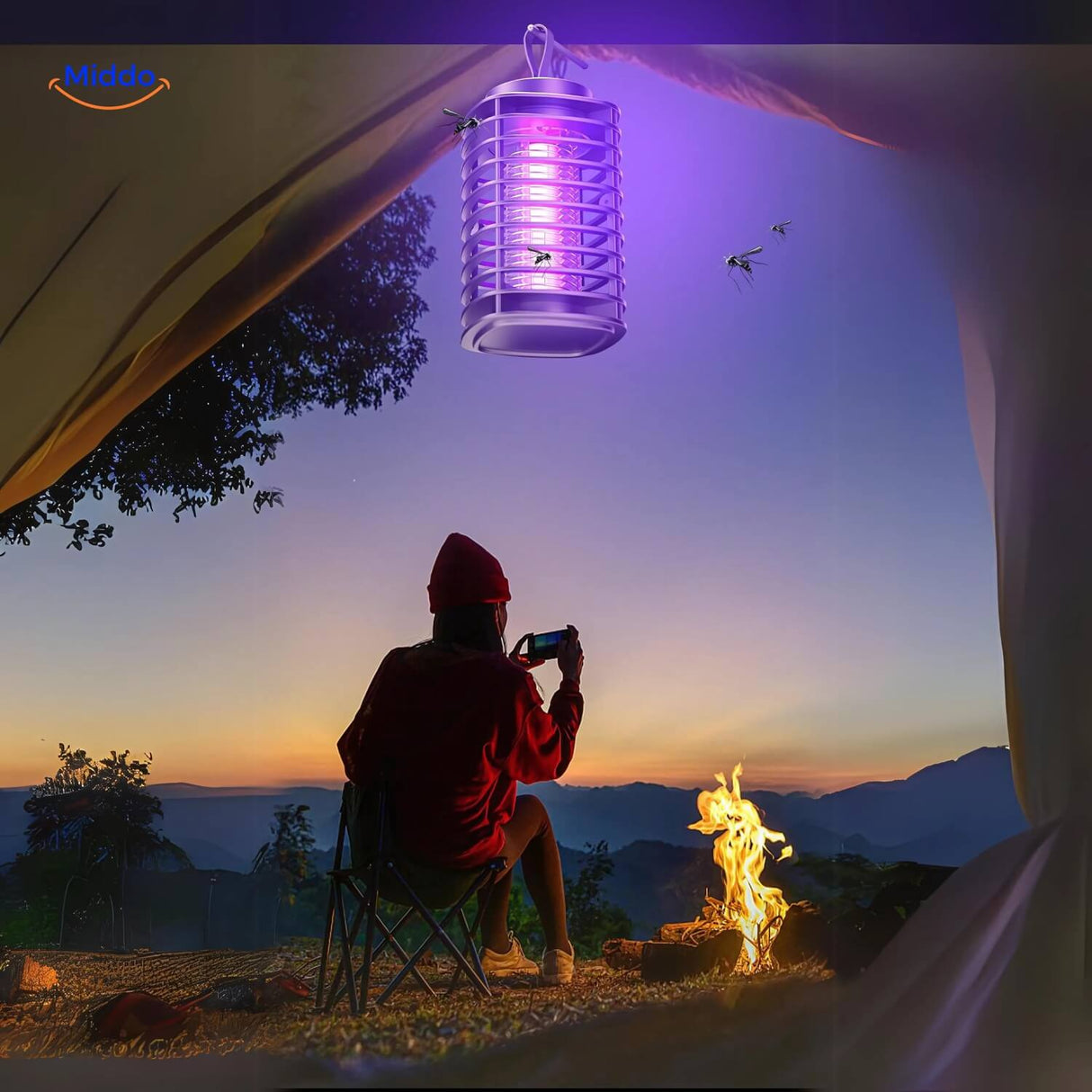 Lumizap™ USB Oplaadbare Uv Insectenlamp Voor Buitenavonturen