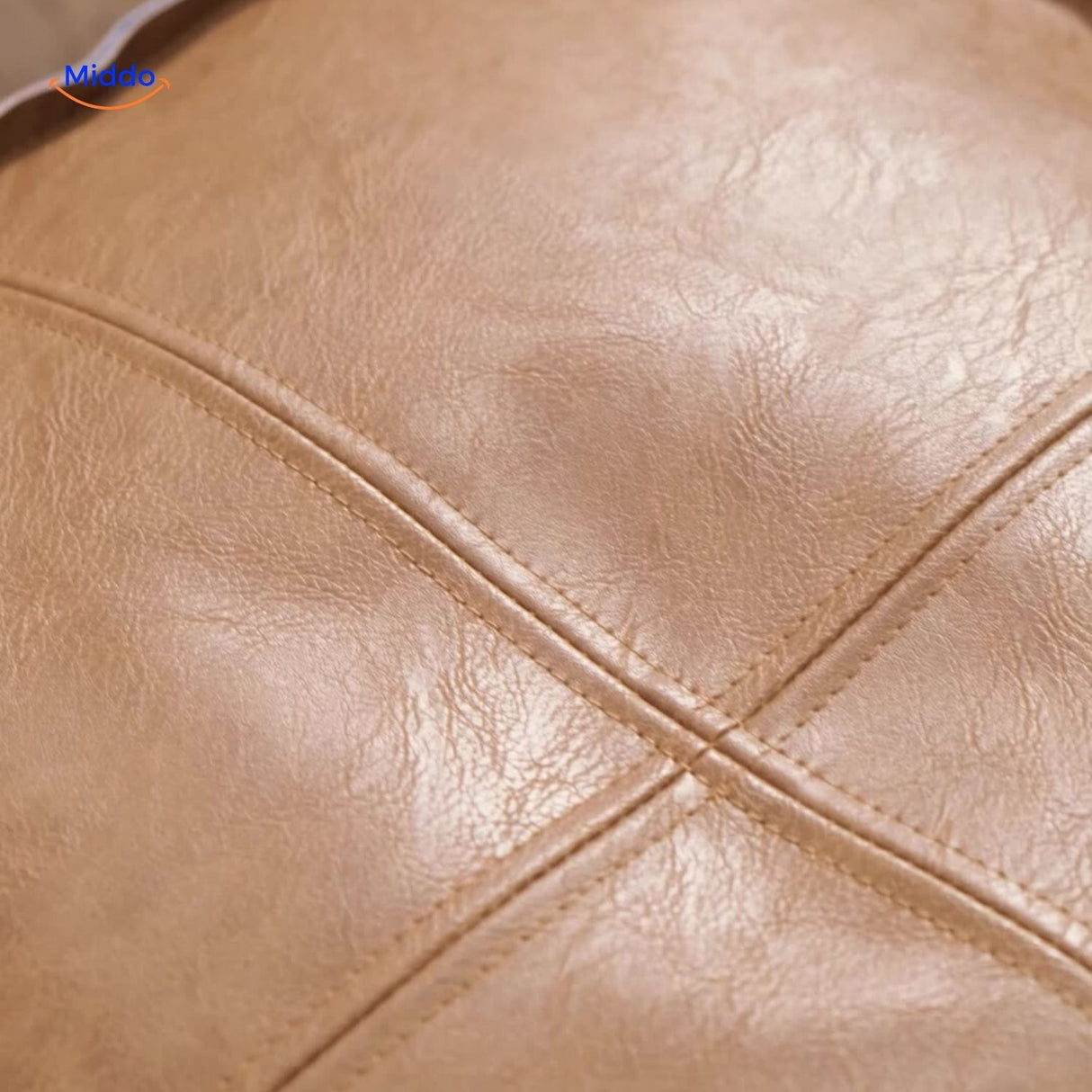 LuxuraSoft™ Leer Tatami Poef Kussen | Duurzaam, Comfortabel & Vulbaar