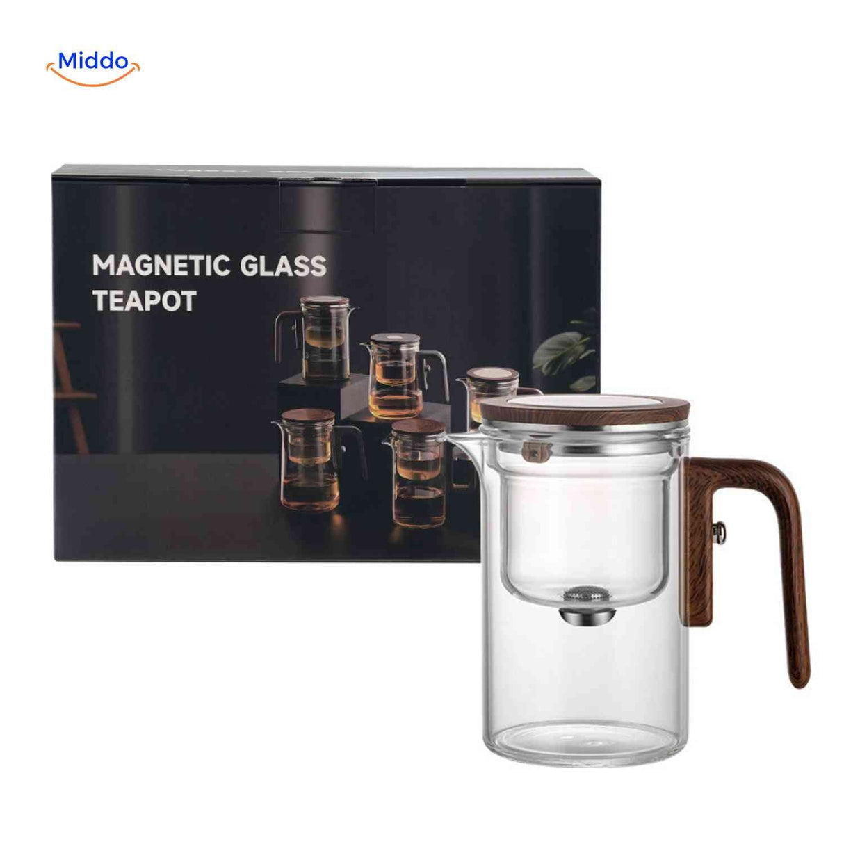 magnetea theepot verpakking luxe cadeauverpakking www.middo.nl