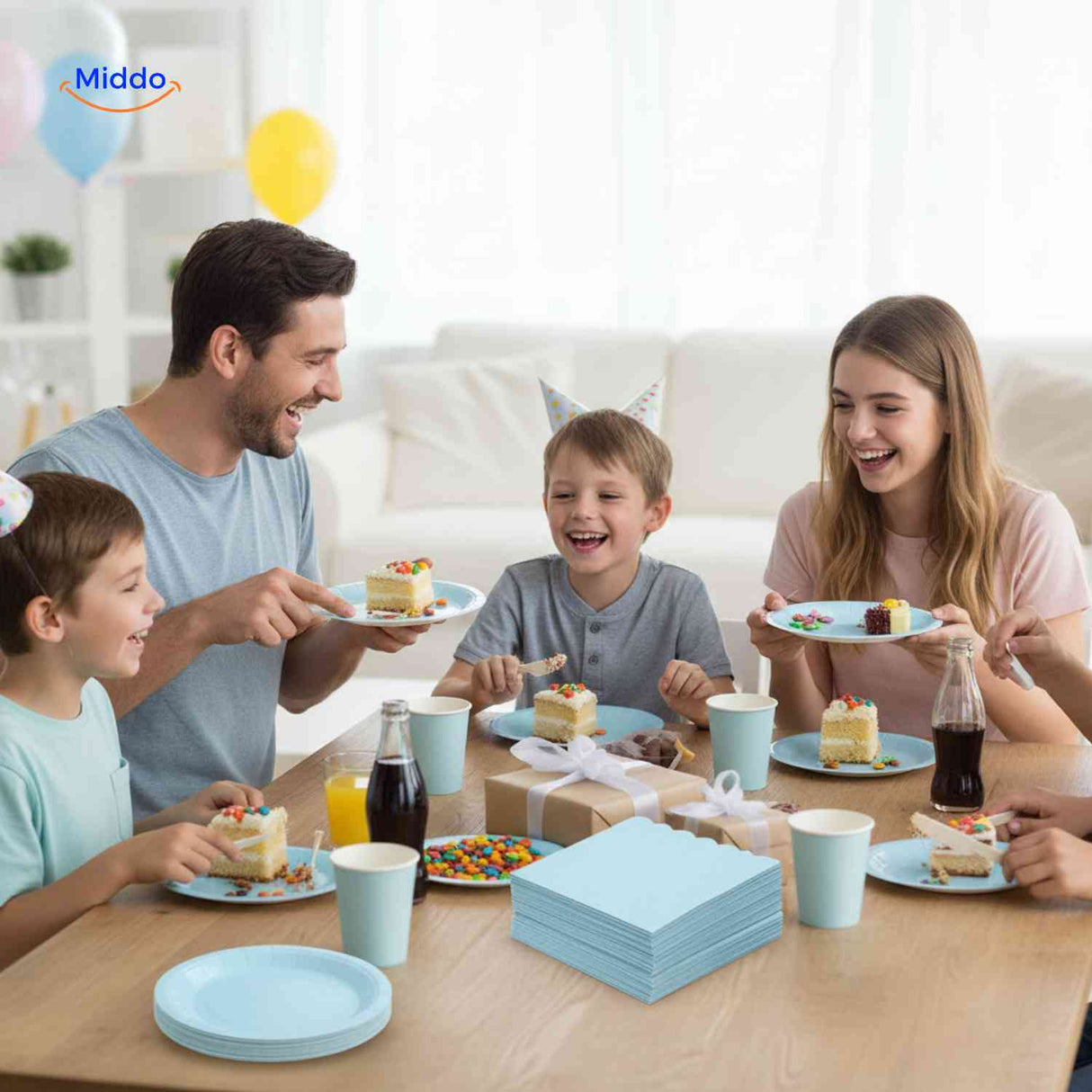 partylux bordenset kinderfeest servies set tafel decoratie www.middo.nl