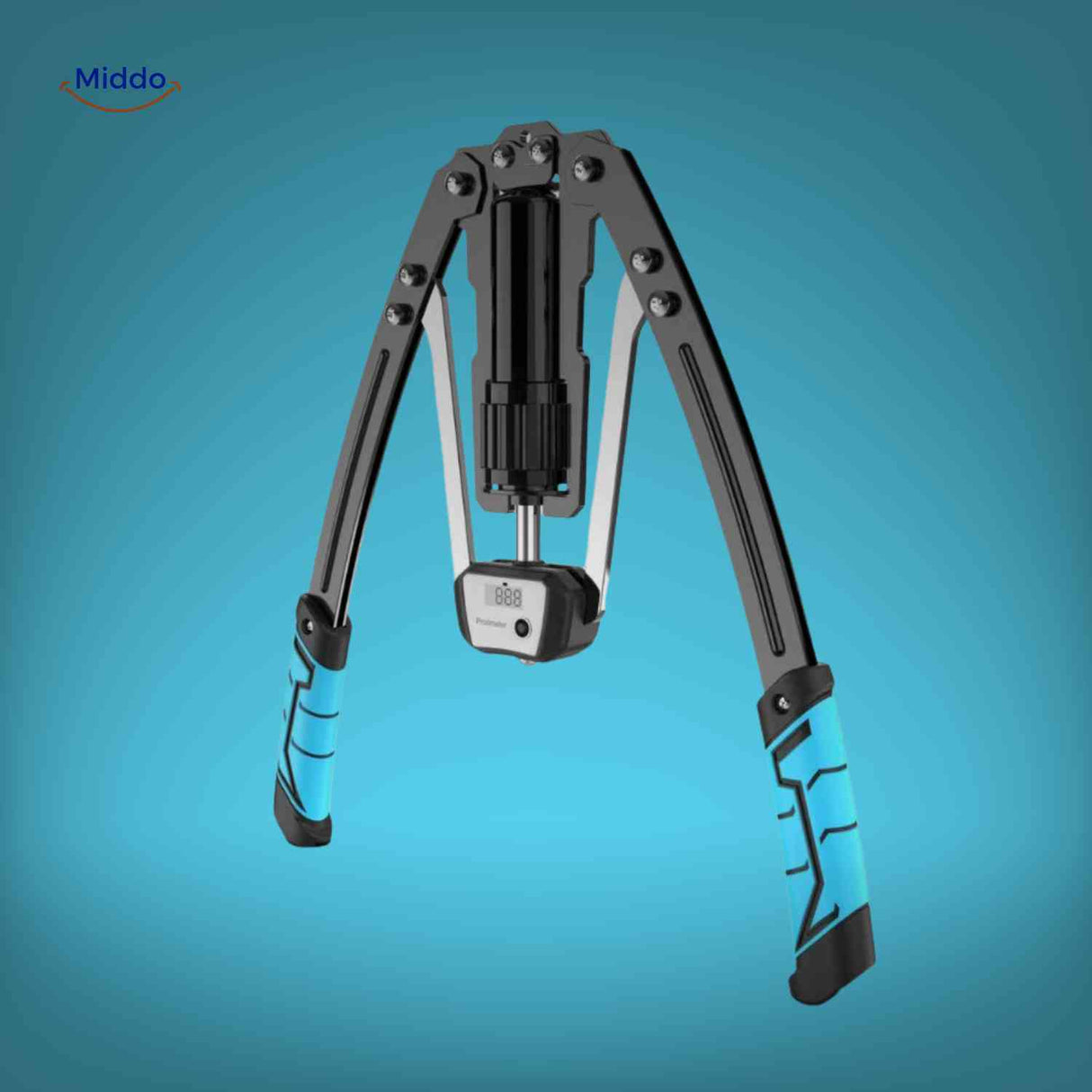 powerflex arm trainer met digitale teller armtrainer www.middo.nl