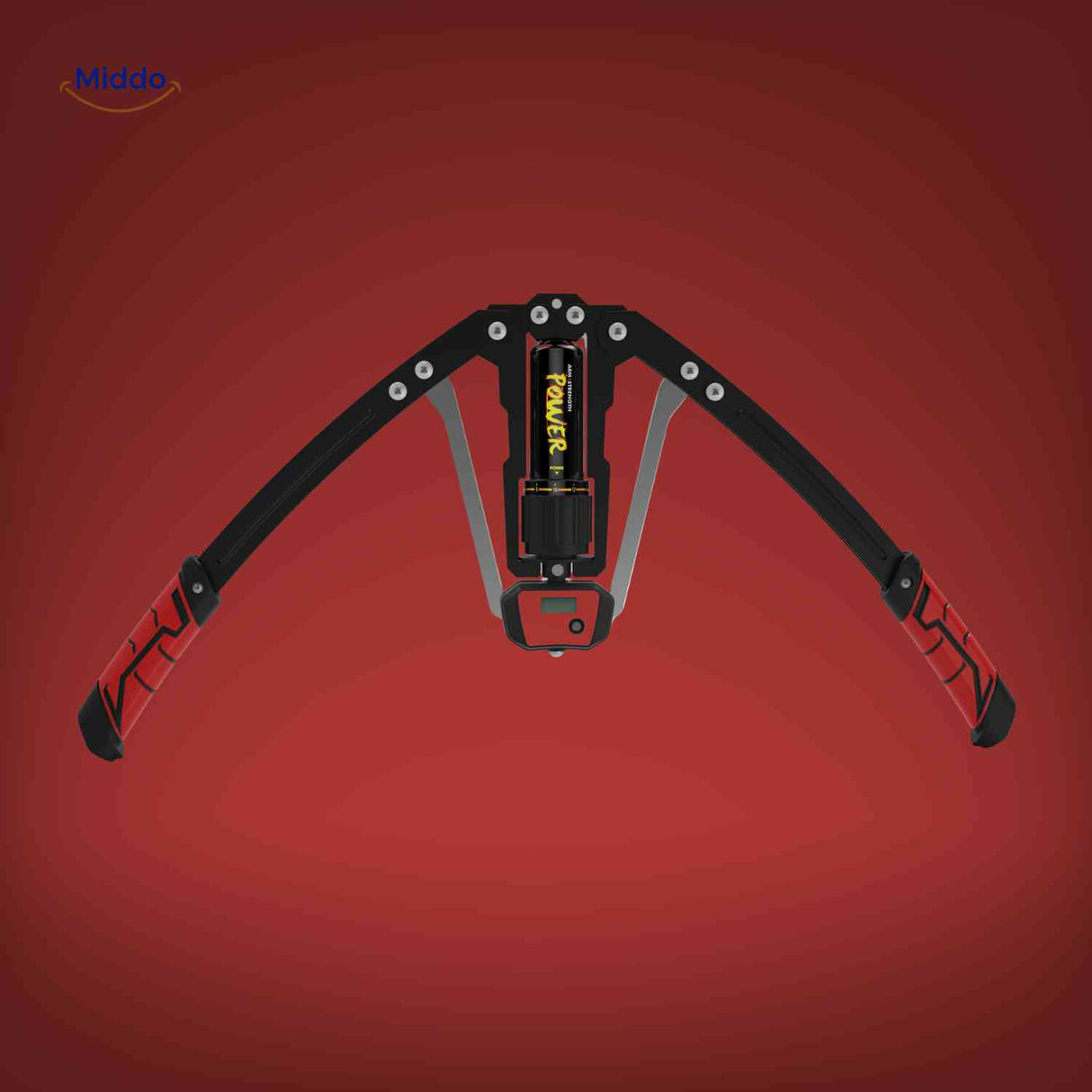 powerflex arm trainer rode handgrepen met teller www.middo.nl