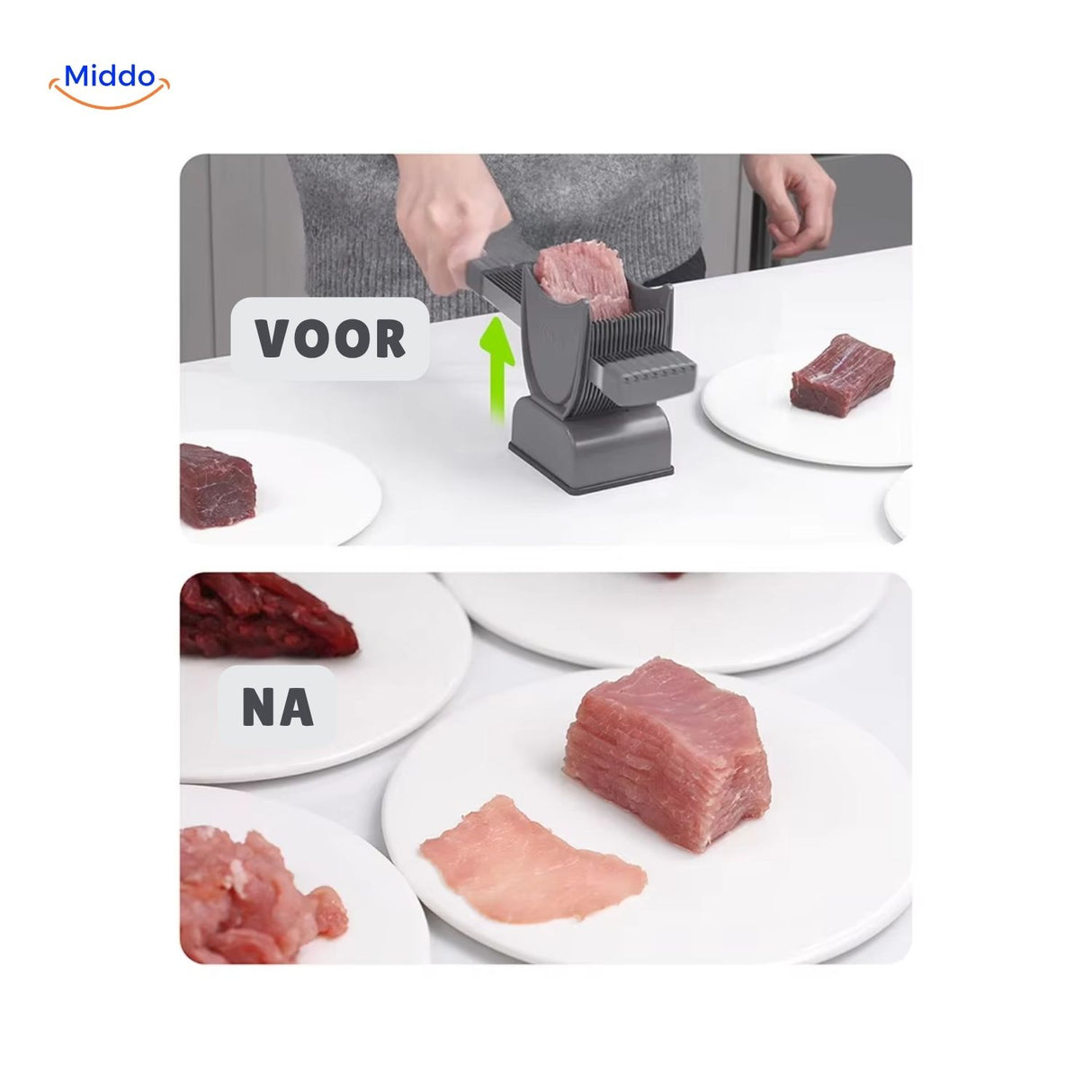 Slicora™ Vlees Snijset | Handmatig, Dunne Plakken & Multi-functie
