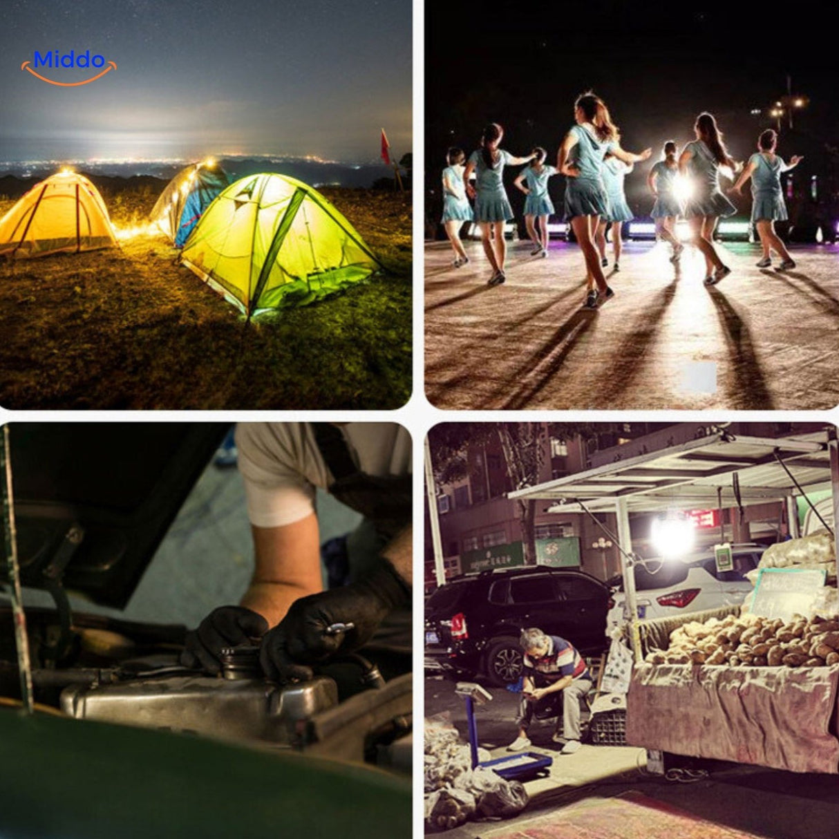 Solarfold™ Opvouwbare Led Kampeerlamp