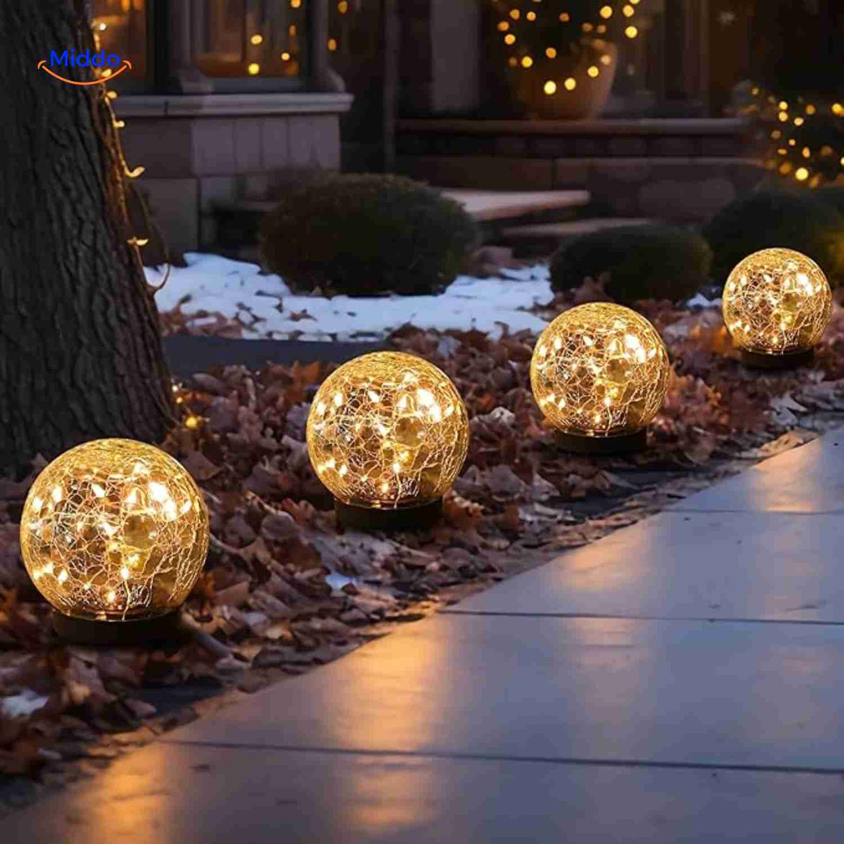 solvion lamp tuinverlichting langs oprit en wintertuin www.middo.nl