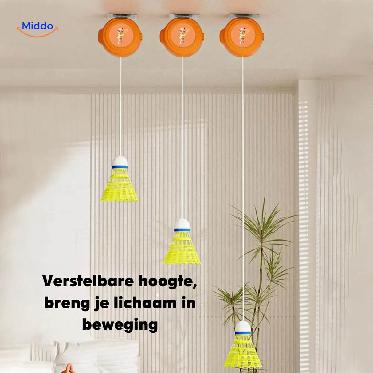 Spinpro™ Badmintontrainer Verstelbare Hoogte