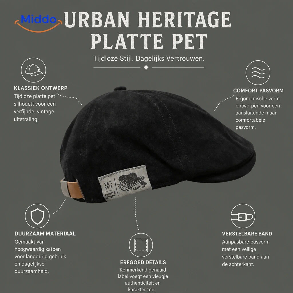 Nederlandse voordelen van de Urban Heritage Flat Cap